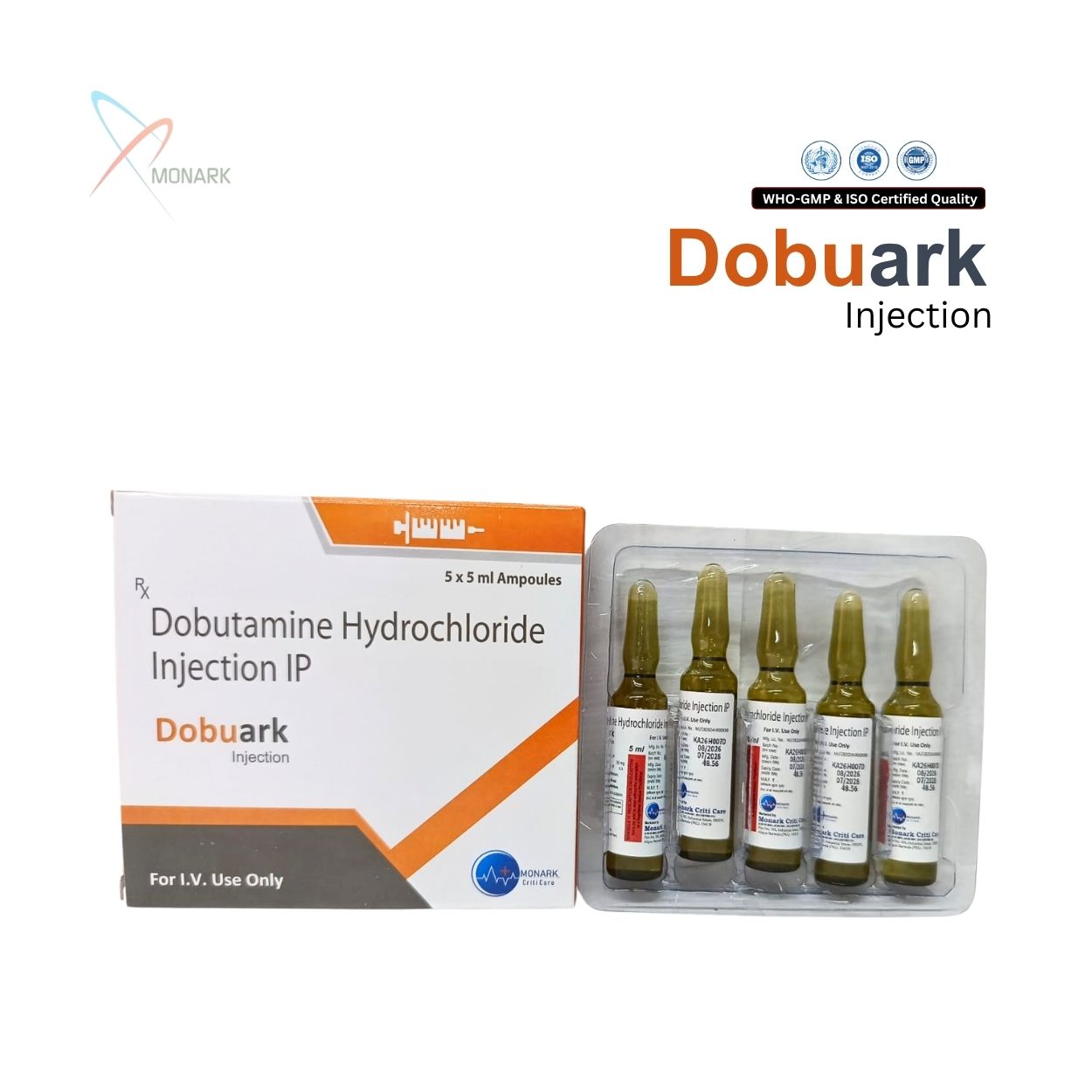 Dobuark Injection, Dobutamine Hydrochloride Injection IP