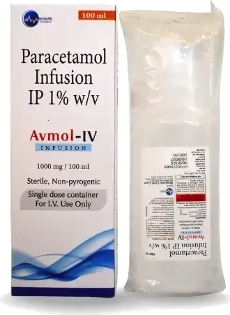 Avmol-IV, Paracetamol 1000MG Infusion IP (1.0% W/V)