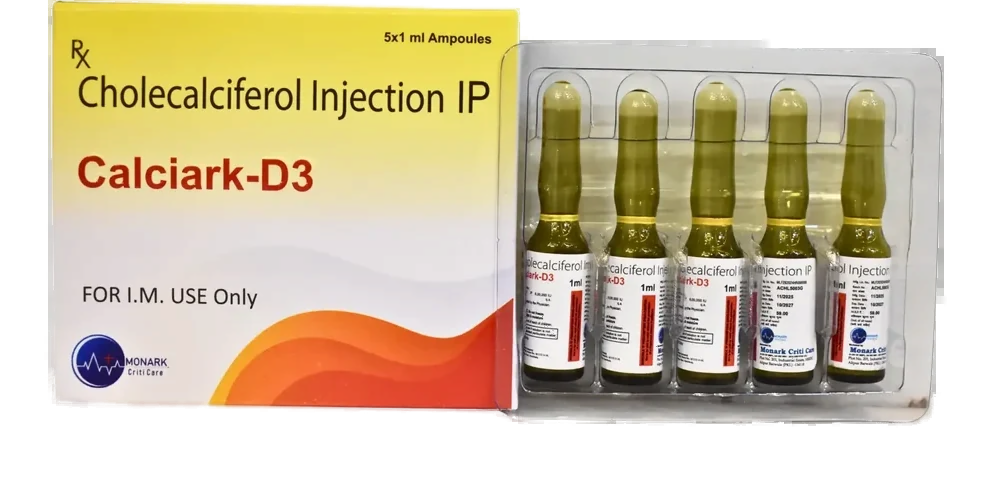 Calciark D3, Cholecalciferol injection BP 600000 IU/2 ML