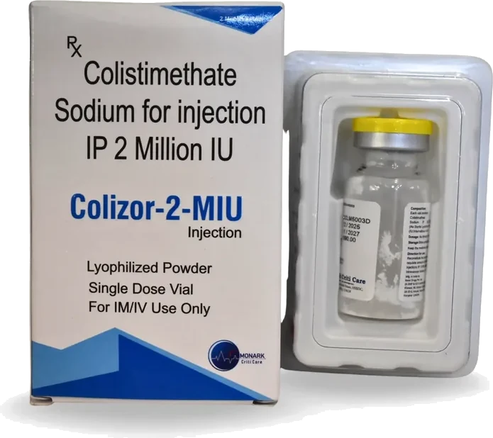 Colizor - 2MIU, Colistimethate Sodium Injection IP 2 Million IU