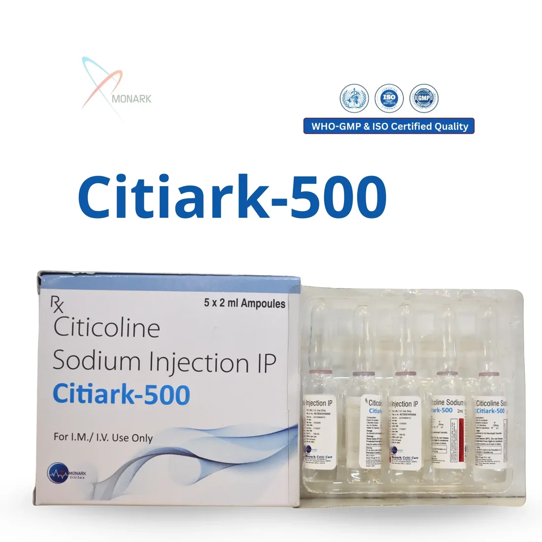 Citiark-500, Citicoline 500 MG 2ML