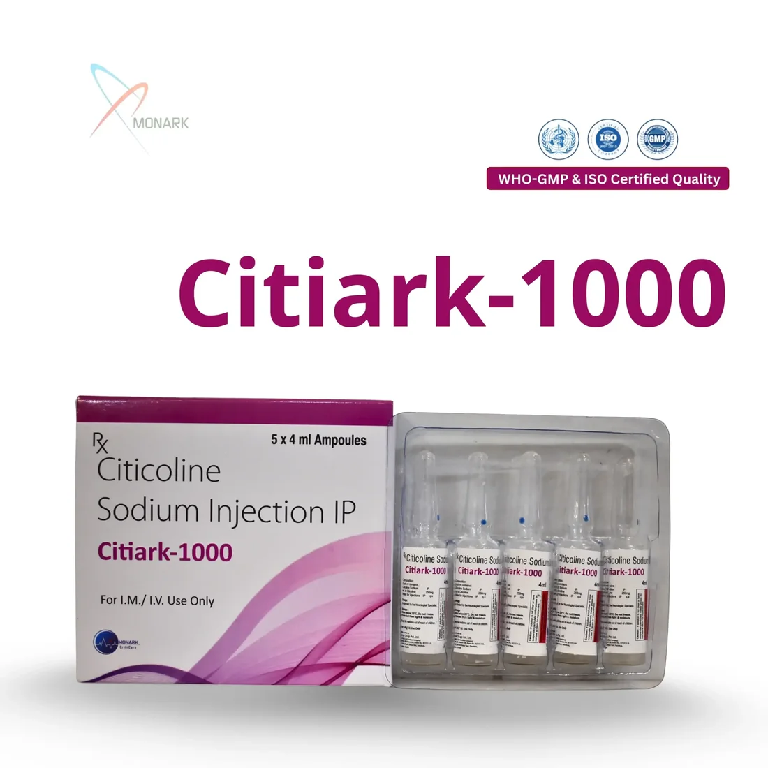 Citiark-1000, Citicoline 250 MG 4ML