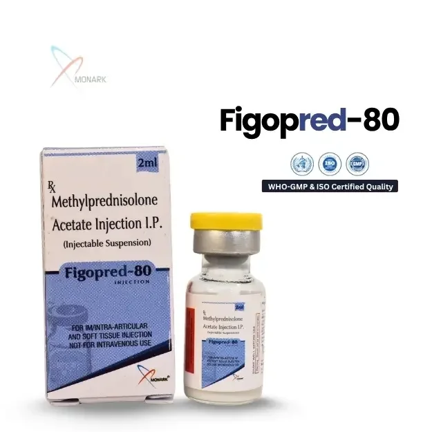 Figopred-80, Methylprednisolone Acetate 80mg + Benzyl Alcohol 0.9% Injection I.P. (UNDER DPCO)