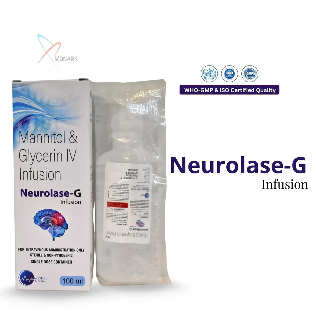 Neurolase-G, Mannitol IP 10% w/v,Glycerin IP 10% w/v, Water For injection (Infusion IP)