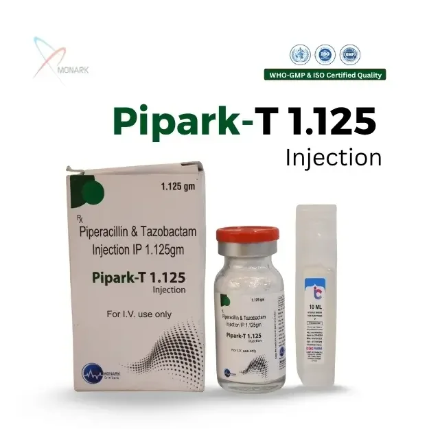 Pipark-T 1.125, Piperacillin 1000MG +Tazobactum 125 mg injection