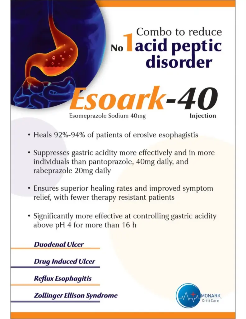 Esoark-40 IV Acid Control Injection