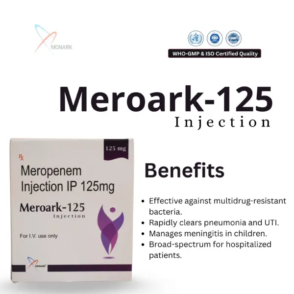 Meropenem Injection 125 Fight Severe Infections Fast | Meroark-125 Meropenem Injection