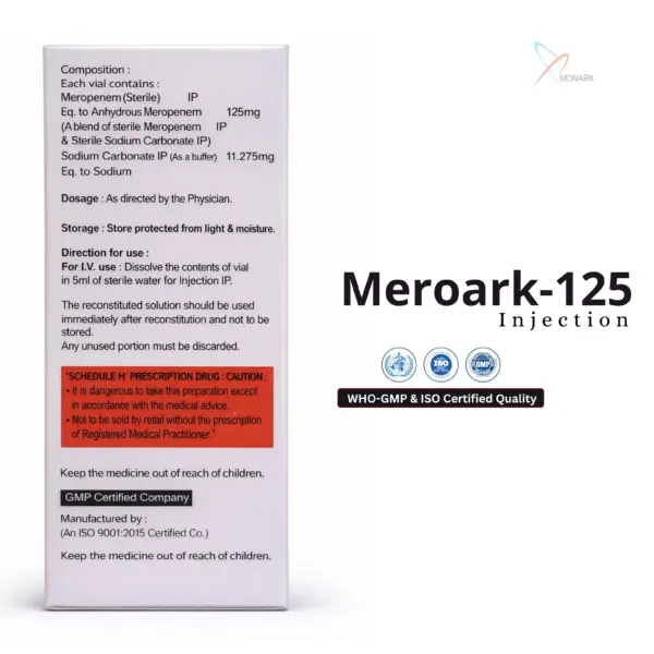 Meropenem Injection 125 Fight Severe Infections Fast | Meroark-125 Meropenem Injection