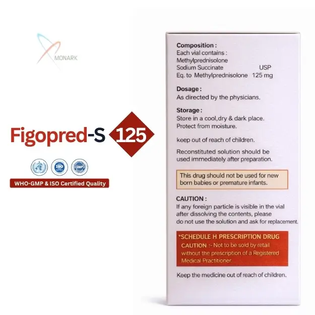 Figopred S 125 steroid injection methylprednisolone 125mg vial