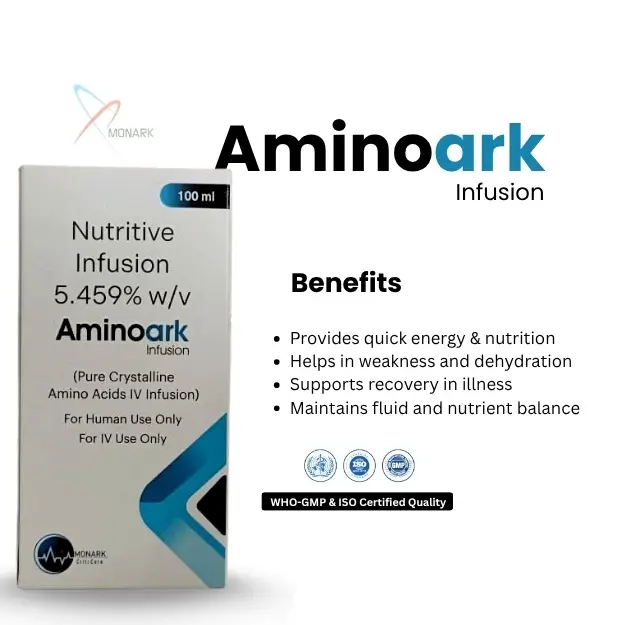 Aminoark Infusion intravenous amino acid therapy bottle