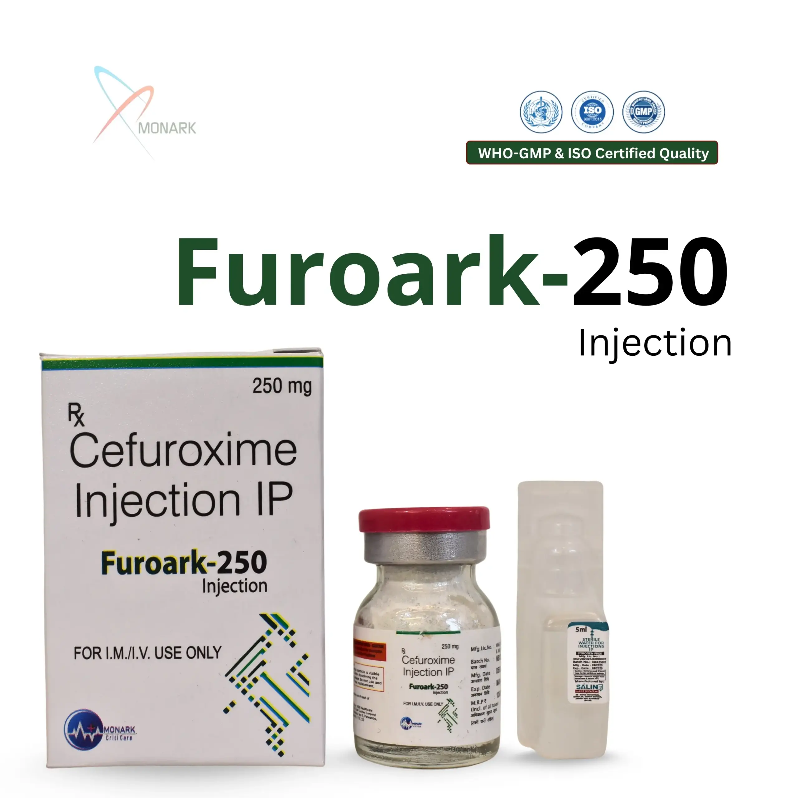 Furoark 250 Injection Cefuroxime 250mg vial